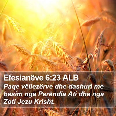 Efesianëve 6:23 ALB Bible Verse Image