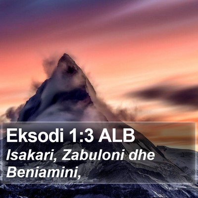 Eksodi 1:3 ALB Bible Verse Image