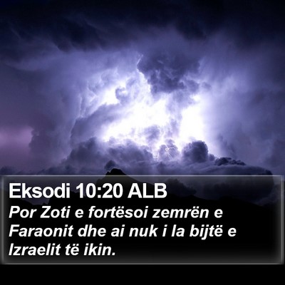Eksodi 10:20 ALB Bible Verse Image