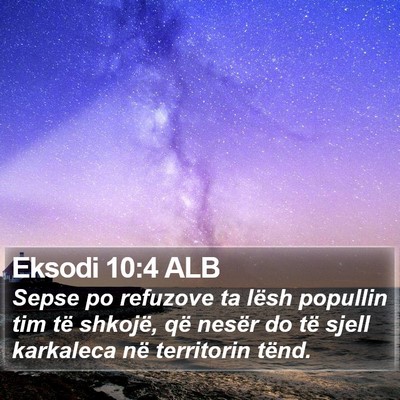 Eksodi 10:4 ALB Bible Verse Image