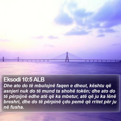 Eksodi 10:5 ALB Bible Verse Image