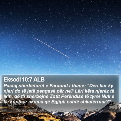 Eksodi 10:7 ALB Bible Verse Image