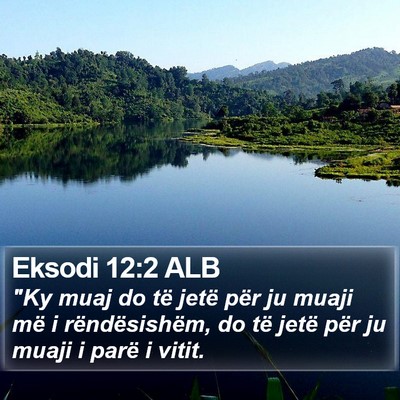 Eksodi 12:2 ALB Bible Verse Image
