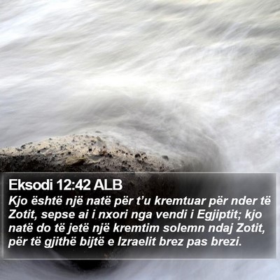 Eksodi 12:42 ALB Bible Verse Image