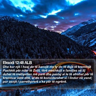 Eksodi 12:48 ALB Bible Verse Image