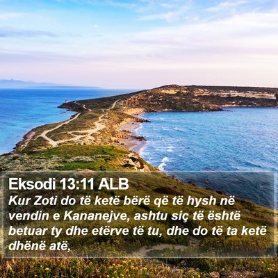 Eksodi 13:11 ALB Bible Verse Image