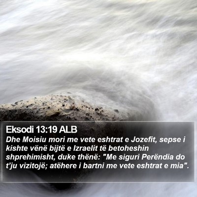 Eksodi 13:19 ALB Bible Verse Image