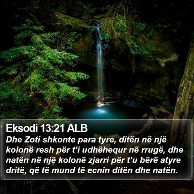 Eksodi 13:21 ALB Bible Verse Image