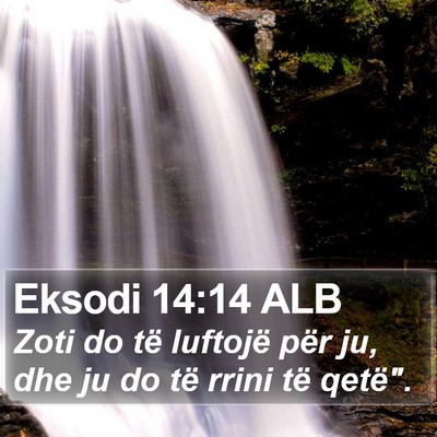 Eksodi 14:14 ALB Bible Verse Image