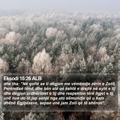 Eksodi 15:26 ALB Bible Verse Image