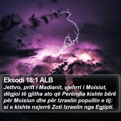 Eksodi 18:1 ALB Bible Verse Image