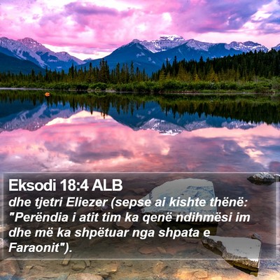 Eksodi 18:4 ALB Bible Verse Image