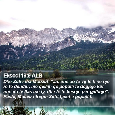 Eksodi 19:9 ALB Bible Verse Image