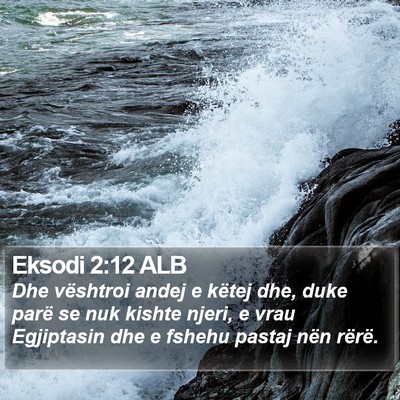 Eksodi 2:12 ALB Bible Verse Image
