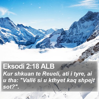 Eksodi 2:18 ALB Bible Verse Image