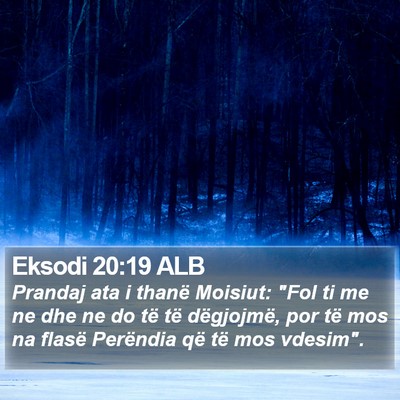 Eksodi 20:19 ALB Bible Verse Image