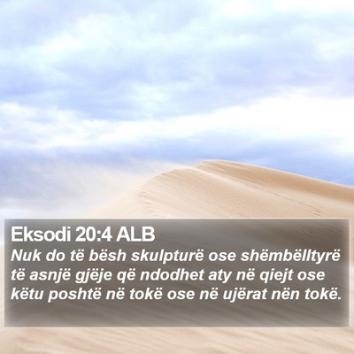 Eksodi 20:4 ALB Bible Verse Image