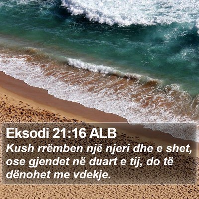 Eksodi 21:16 ALB Bible Verse Image