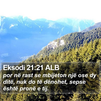 Eksodi 21:21 ALB Bible Verse Image