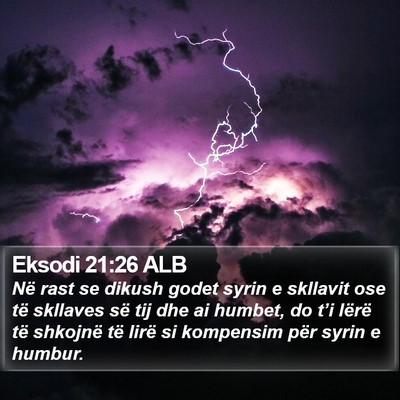 Eksodi 21:26 ALB Bible Verse Image