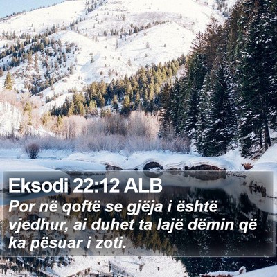 Eksodi 22:12 ALB Bible Verse Image