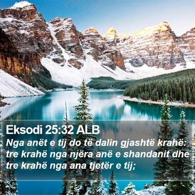 Eksodi 25:32 ALB Bible Verse Image