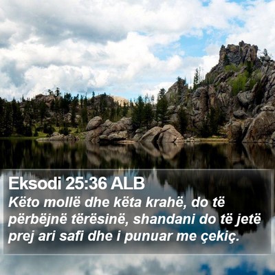 Eksodi 25:36 ALB Bible Verse Image