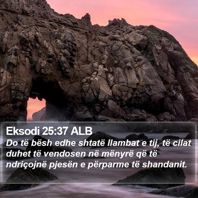 Eksodi 25:37 ALB Bible Verse Image