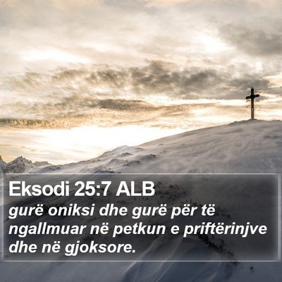 Eksodi 25:7 ALB Bible Verse Image