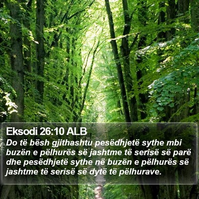 Eksodi 26:10 ALB Bible Verse Image