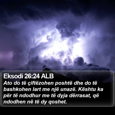 Eksodi 26:24 ALB Bible Verse Image