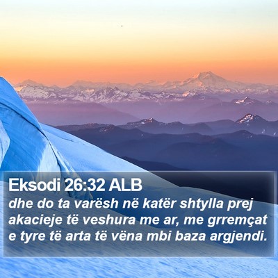 Eksodi 26:32 ALB Bible Verse Image