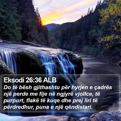 Eksodi 26:36 ALB Bible Verse Image