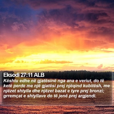 Eksodi 27:11 ALB Bible Verse Image