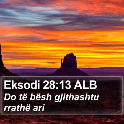 Eksodi 28:13 ALB Bible Verse Image