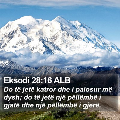 Eksodi 28:16 ALB Bible Verse Image