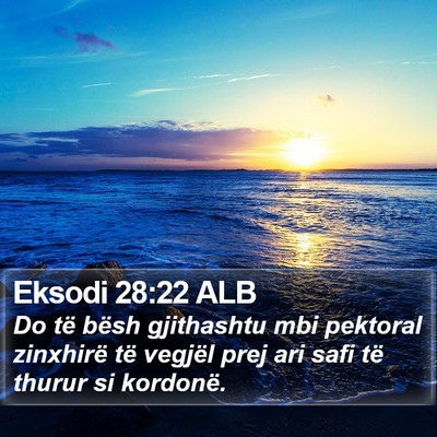 Eksodi 28:22 ALB Bible Verse Image