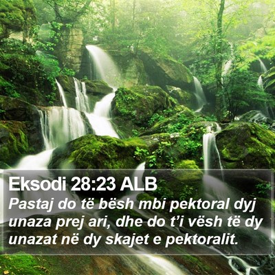 Eksodi 28:23 ALB Bible Verse Image