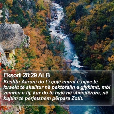 Eksodi 28:29 ALB Bible Verse Image
