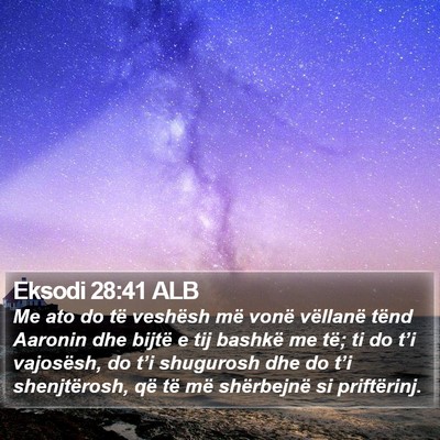 Eksodi 28:41 ALB Bible Verse Image