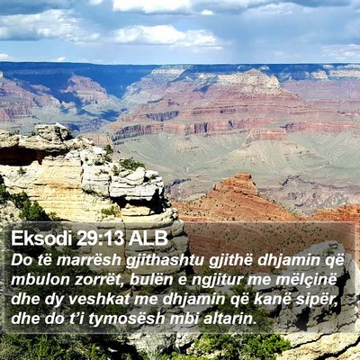 Eksodi 29:13 ALB Bible Verse Image
