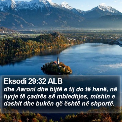 Eksodi 29:32 ALB Bible Verse Image