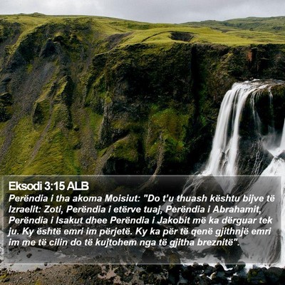 Eksodi 3:15 ALB Bible Verse Image