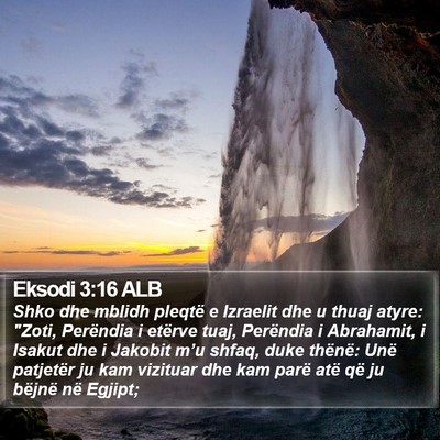 Eksodi 3:16 ALB Bible Verse Image