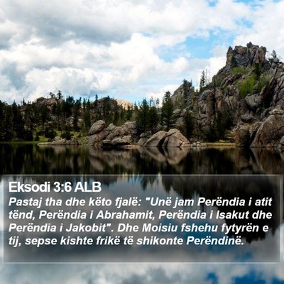 Eksodi 3:6 ALB Bible Verse Image