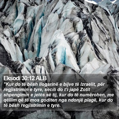 Eksodi 30:12 ALB Bible Verse Image