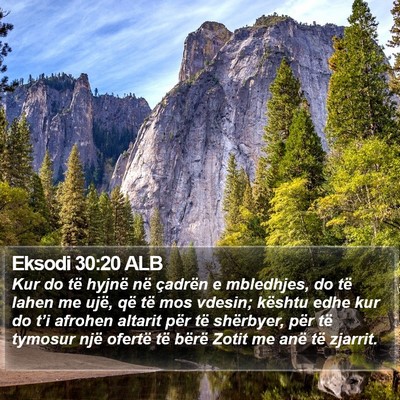Eksodi 30:20 ALB Bible Verse Image
