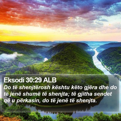 Eksodi 30:29 ALB Bible Verse Image
