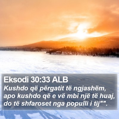 Eksodi 30:33 ALB Bible Verse Image
