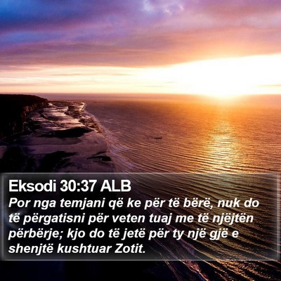 Eksodi 30:37 ALB Bible Verse Image